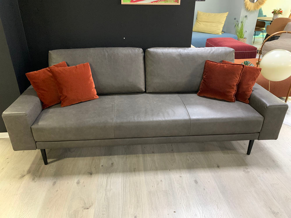 Freistil - Sofa- fs170 - Leder grau - sofort verfügbar
