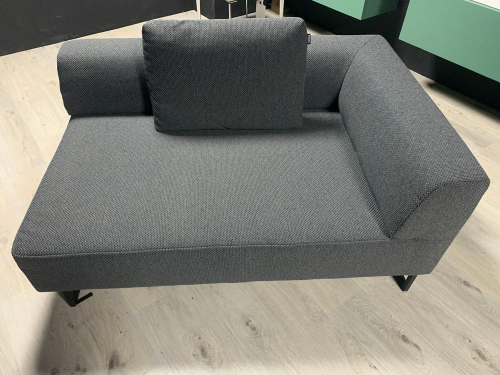 Freistil- Sofa - fs185 - Stoff grau - sofort verfügbar