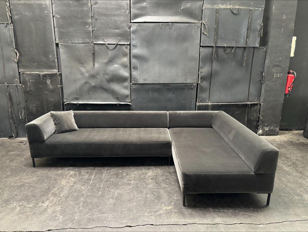 freistil - Sofa - freistil 185 - Stoff schwarz - sofort verfügbar