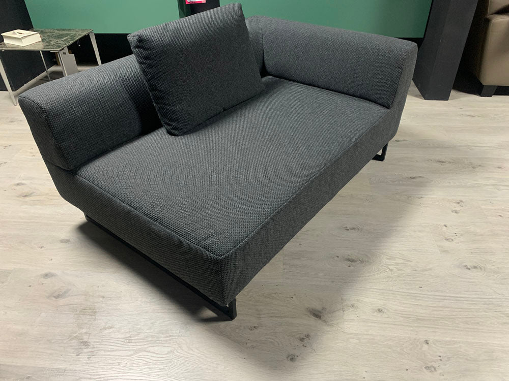 Freistil- Sofa - fs185 - Stoff grau - sofort verfügbar