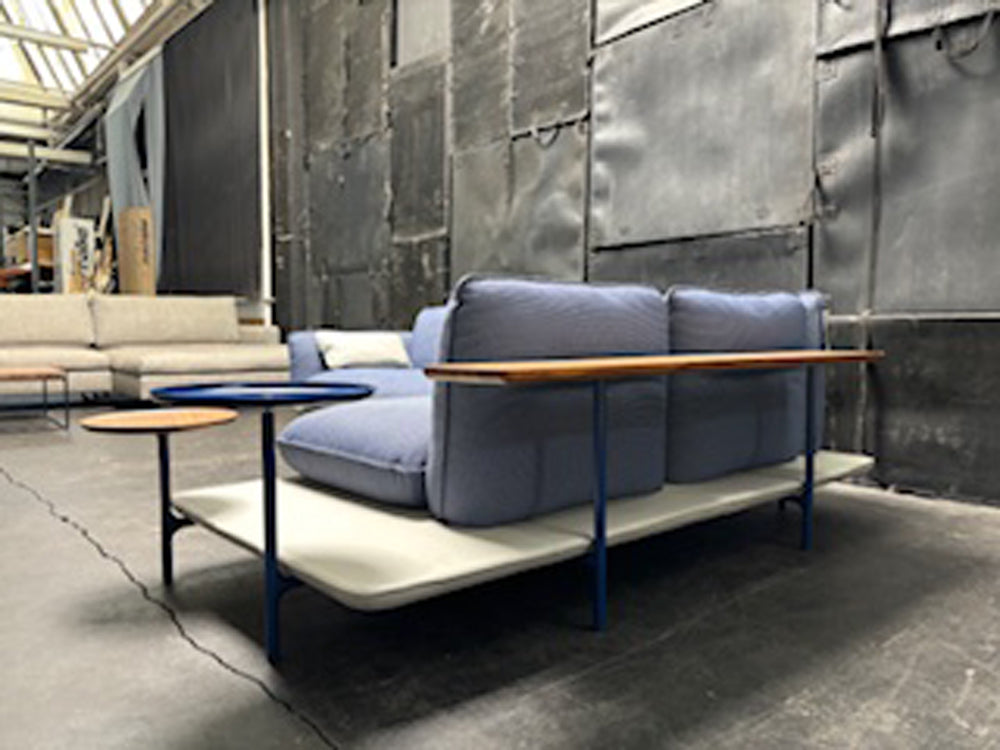 Rolf Benz - Sofa - RB Addit - Stoff blau - sofort verfügbar