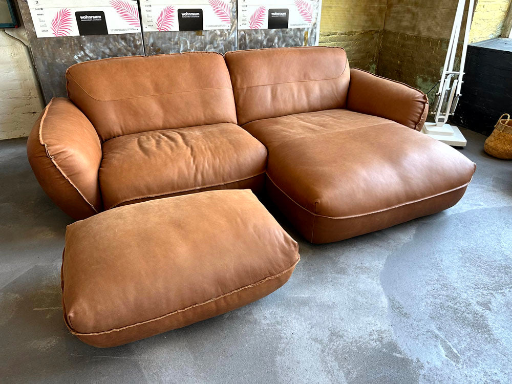 Be Type - Sofa - Be Chilled - Leder cognac - sofort verfügbar