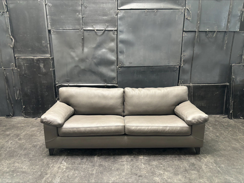 Machalke - Sofa - Diego - Leder grau - sofort verfügbar