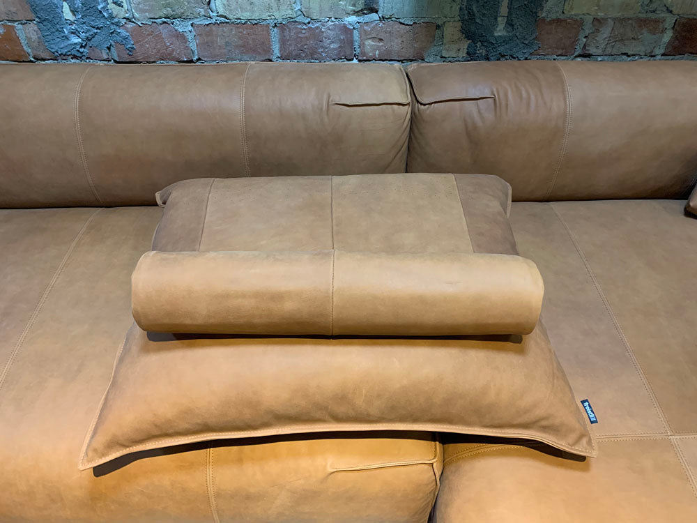 freistil - Sofa - freistil 136 - Leder cognac - konfigurierbar