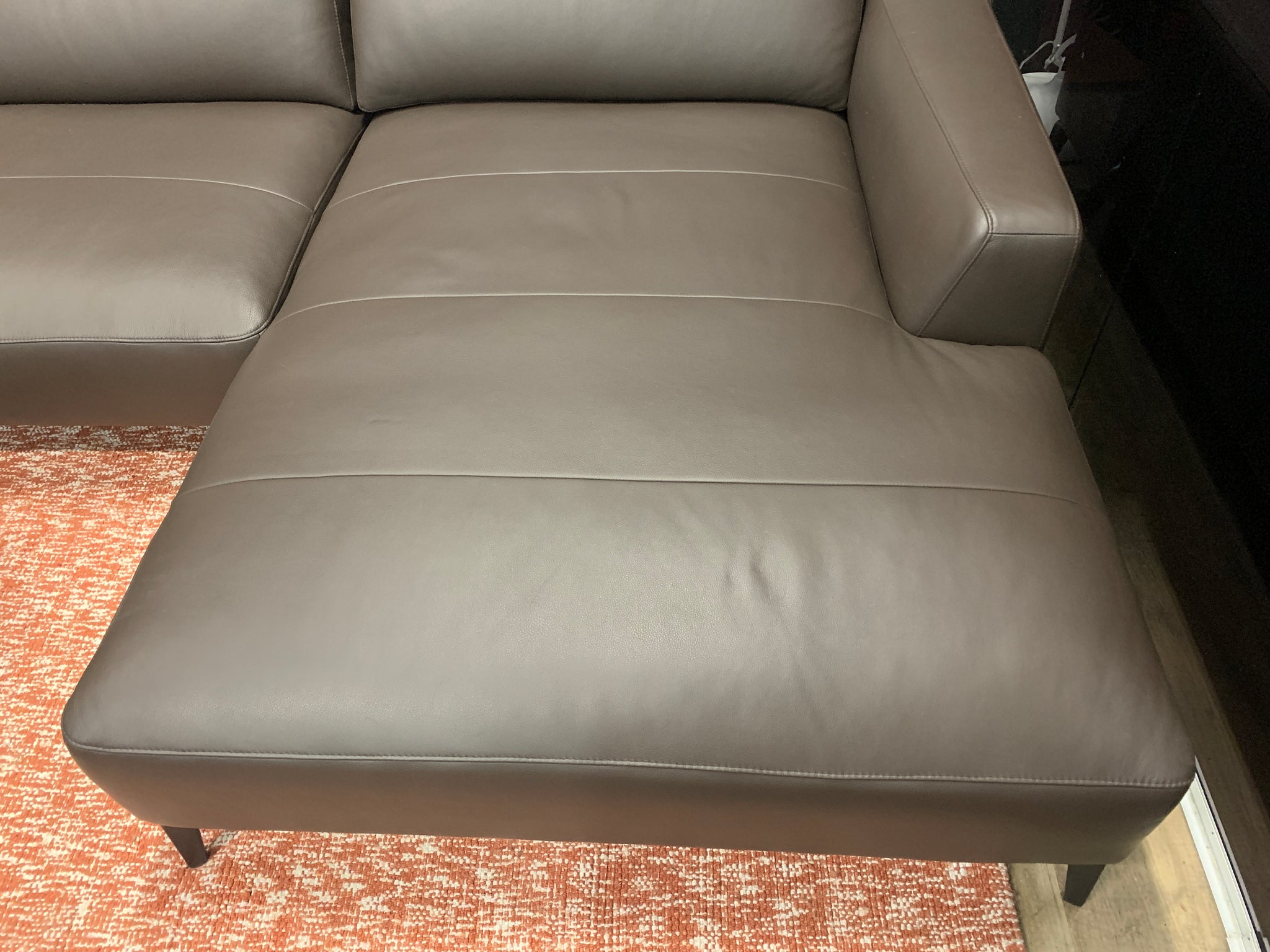 Flexlux - Sofa - Salino -Leder Braun - Sofort verfügbar