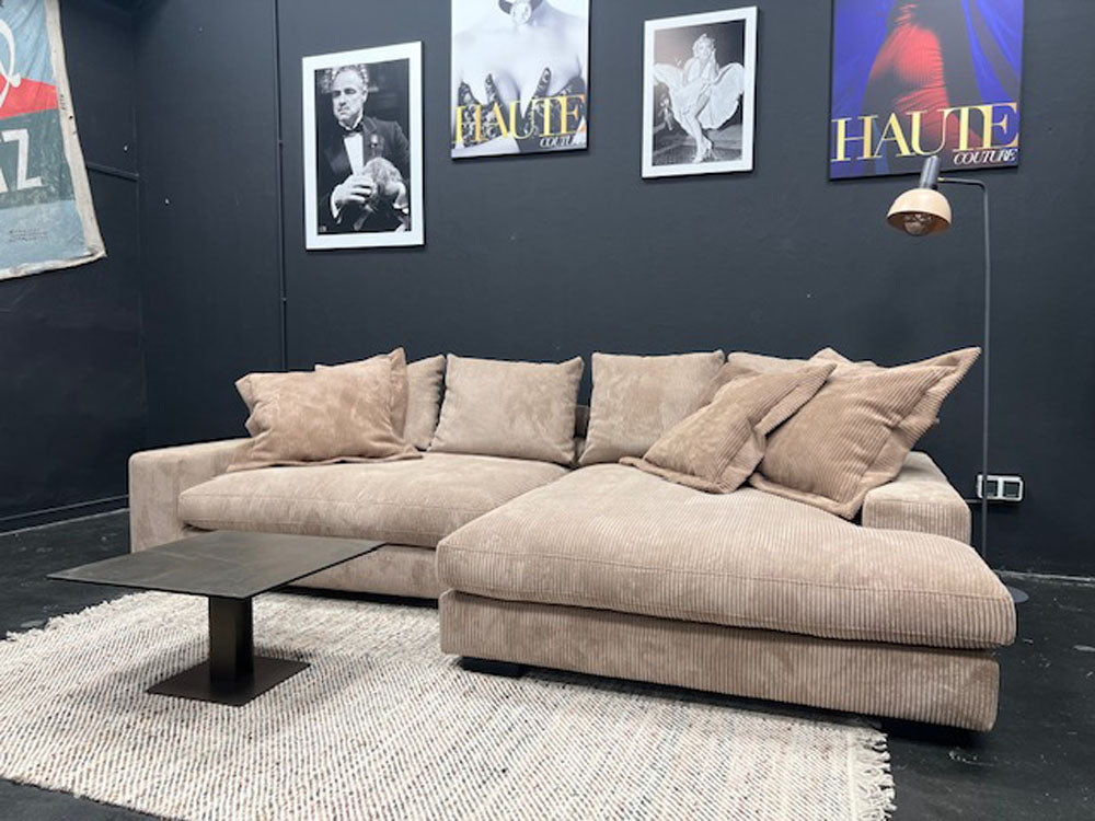 Be Type - Sofa - Be Relaxed - Stoff braun  - konfigurierbar