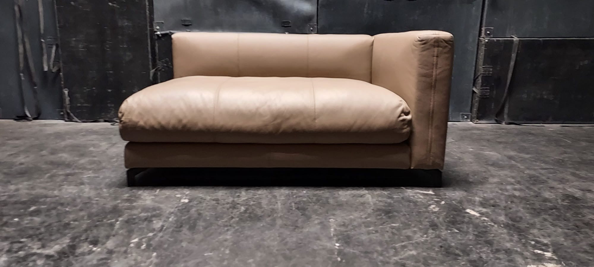 Rolf Benz - Sofa - RB 007 Nuvola - Leder beige - sofort verfügbar