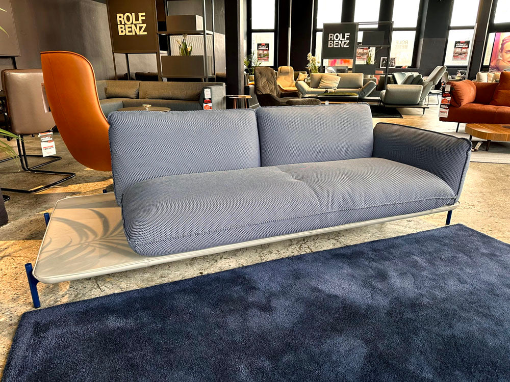 Rolf Benz - Sofa - RB Addit - Stoff blau - sofort verfügbar