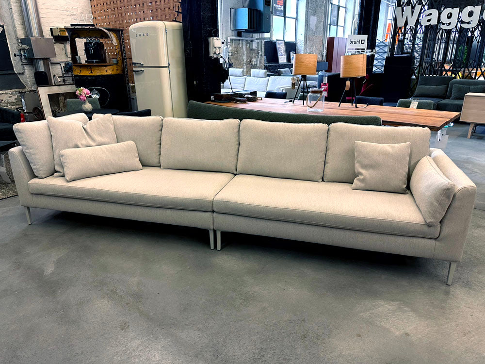 Rolf Benz - Sofa - RB 510 Mioko - Stoff grau - sofort verfügbar