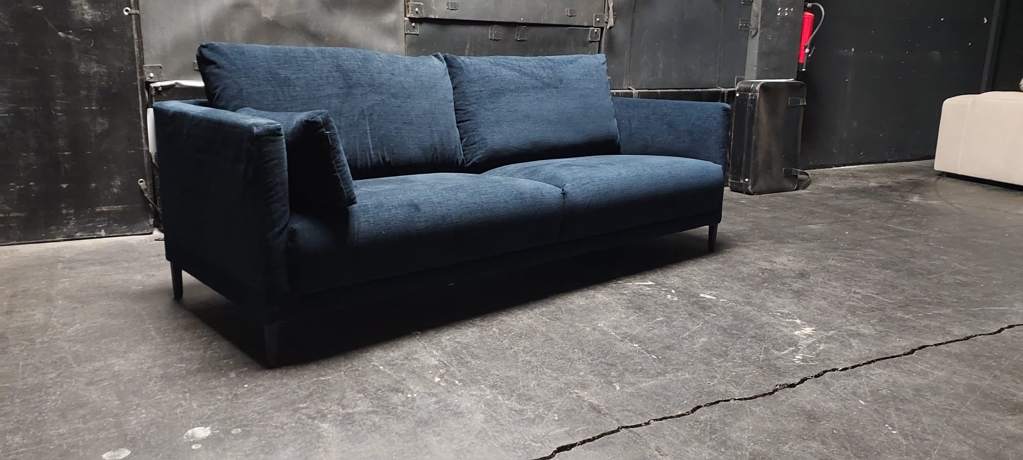 Fresitil - Sofa - Freistil 133 - Stoff blau - sofort verfügbar