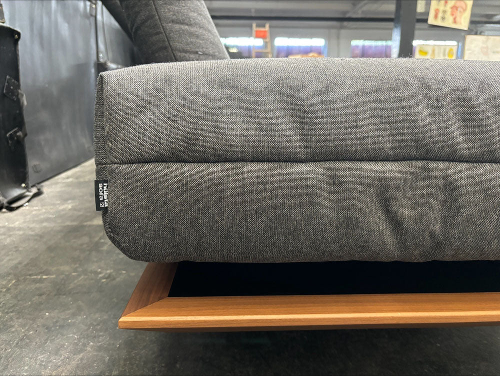 Hülsta Sofa - Sofa - hs.420 - Stoff grau - sofort verfügbar