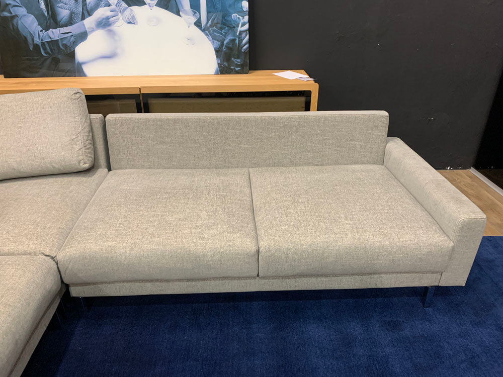 Hülsta Sofa - Sofa - hs.450  - Stoff grau - sofort verfügbar