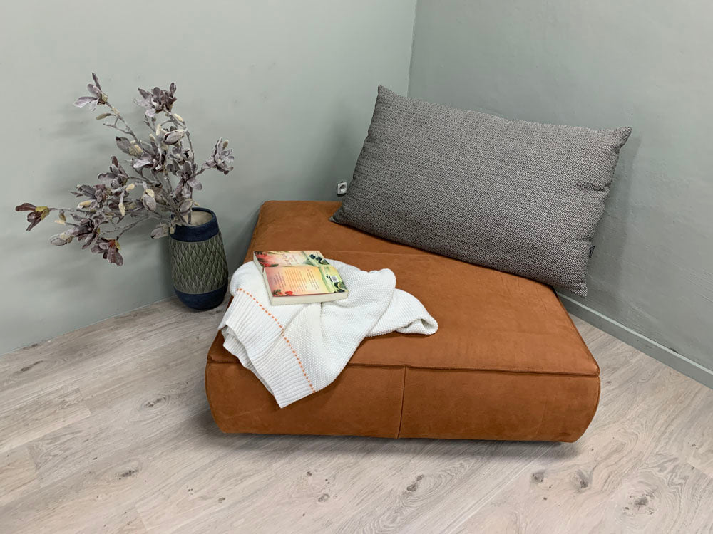 Bullfrog - Sofa - Iwan 1070- Leder cognac - sofort verfügbar